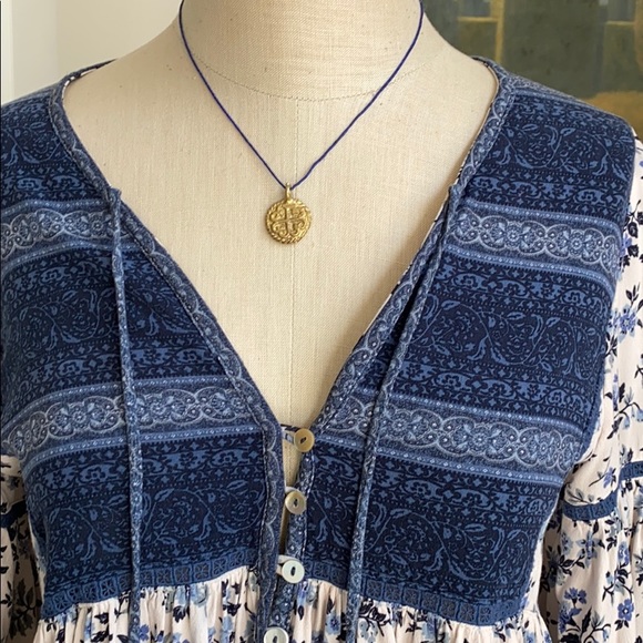 Spell Elle Boho Dress in Indigo - Picture 7 of 12